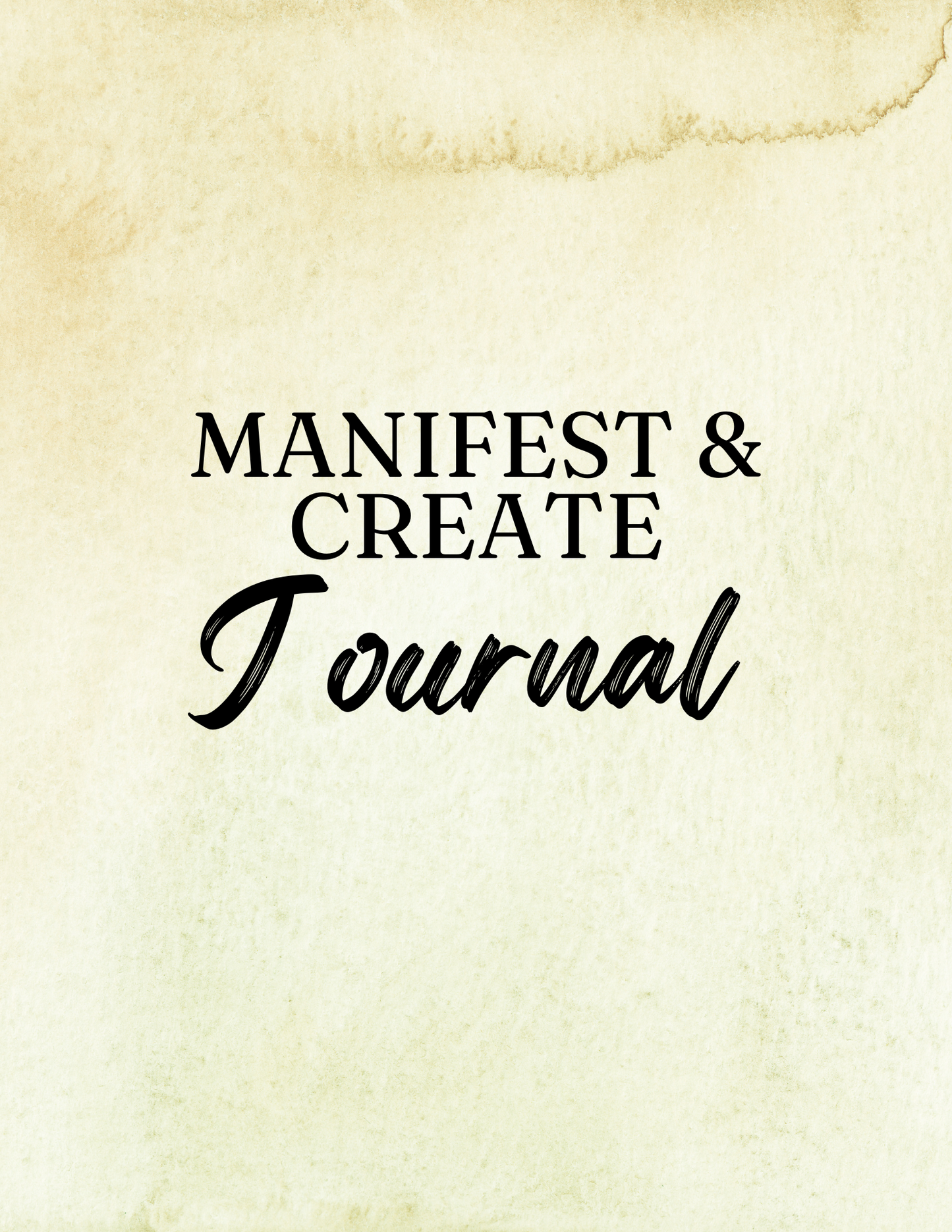 Manifest and Create Journal